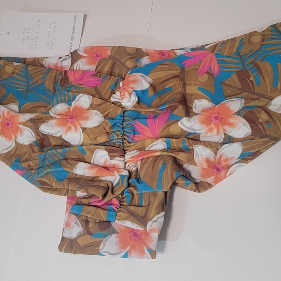 Fused Hawaii Kona Bikini Bottoms Hawaii My Home NWT - Picture 2 of 4